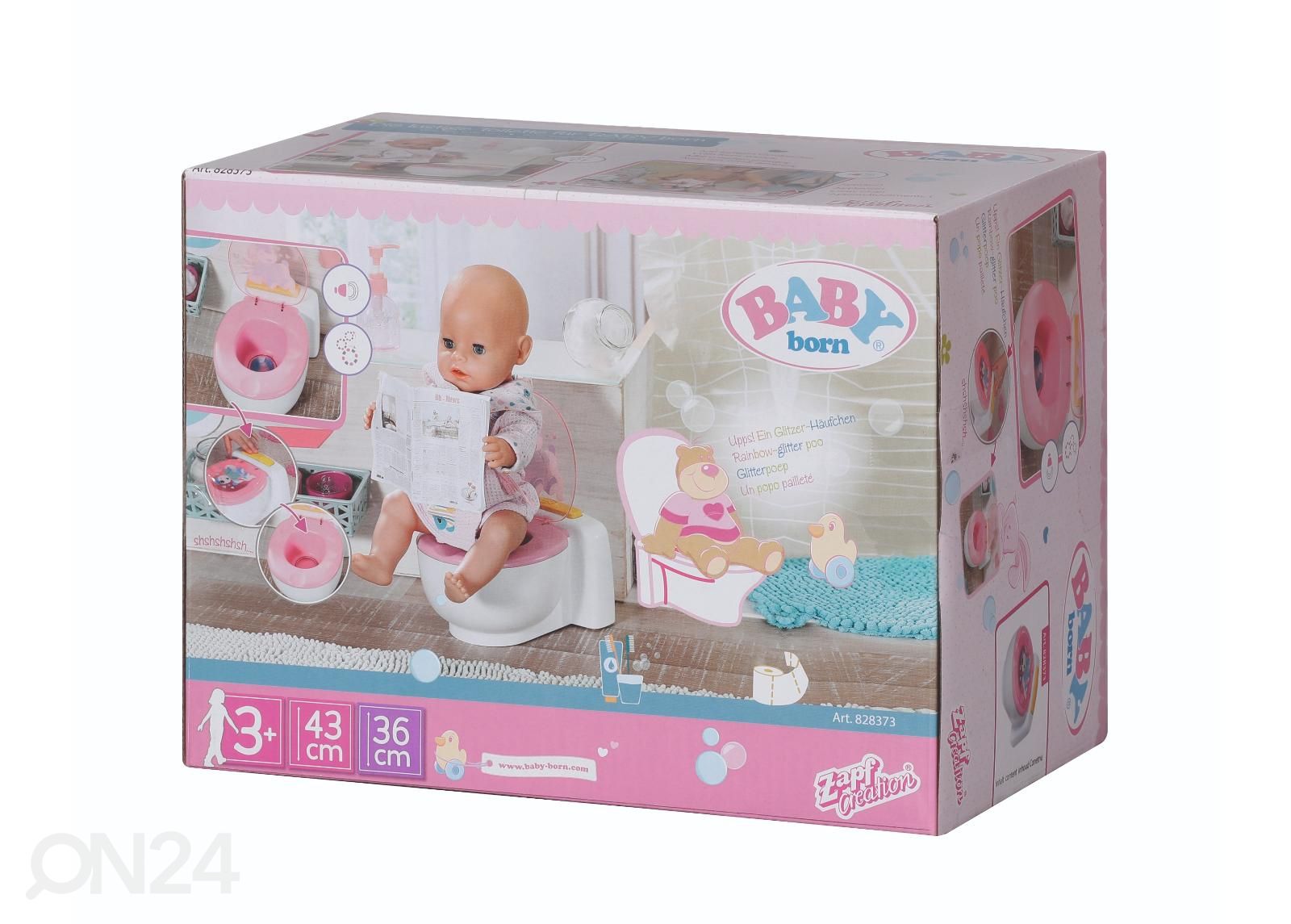 WC-isuin BABY BORN kuvasuurennos