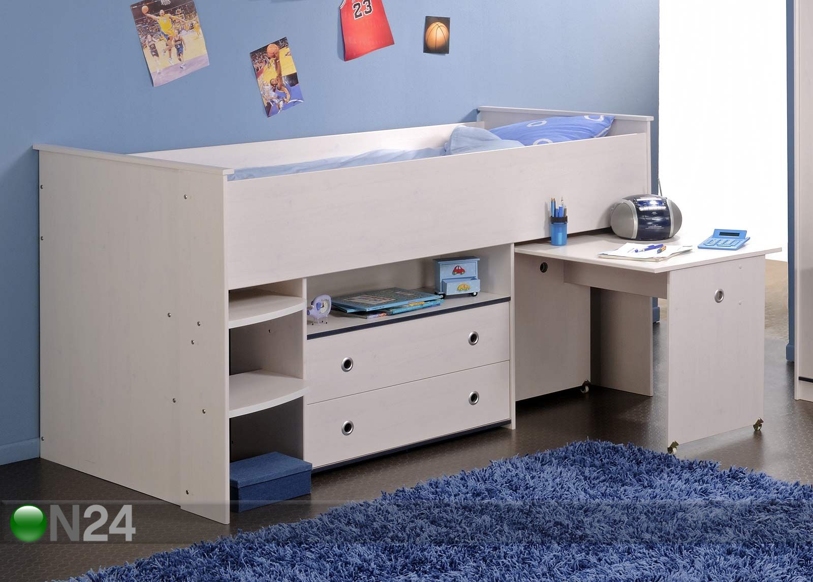 Yhdistelmäsänky SMOOZY 90x200 cm kuvasuurennos