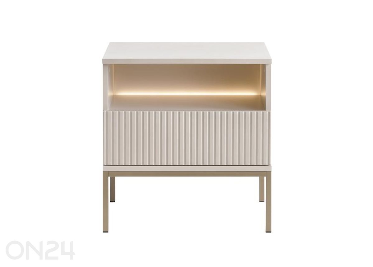 Yöpöytä Senato 54 cm + LED kuvasuurennos