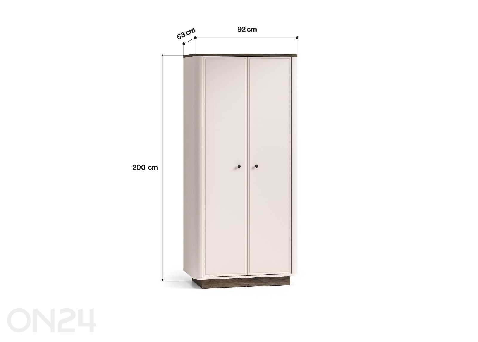 Yöpöytä Vilavio kuvasuurennos mitat
