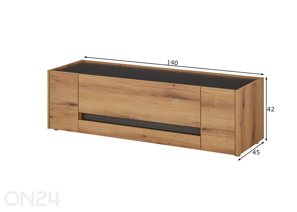 YV-taso City 140 cm kuvasuurennos mitat