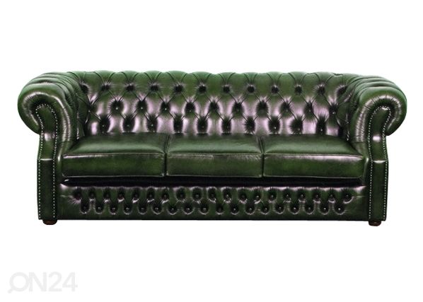 3-istuttava nahkavuodesohva Chesterfield