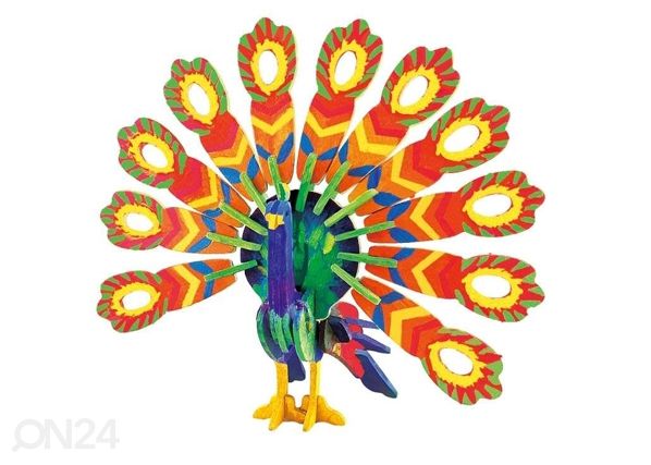 3D palapeli VÄRIKÄS RIIKINKUKKO