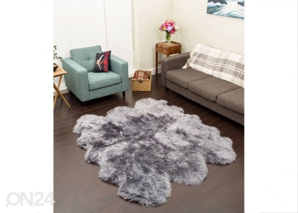 Aito lampaantalja Merino grey Sexto ±130x180 cm