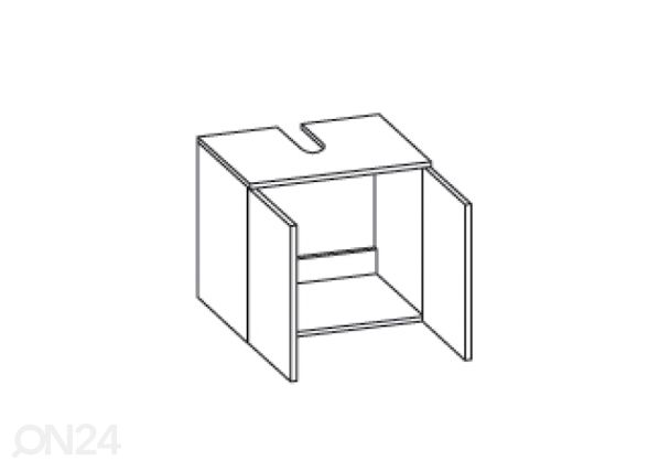 Allaskaappi 327