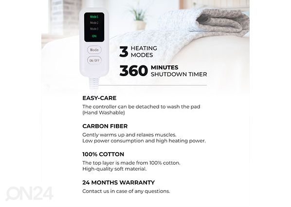 Aluspeitto lämmityksellä Ecosapiens Line 150x90 cm