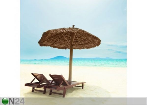 Fleece-kuvatapetti BEACH OF DREAMS