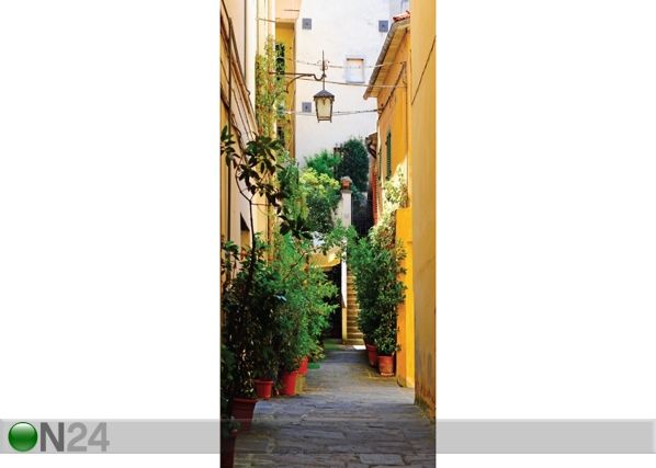 Fleece kuvatapetti COURTYARD 90x202 cm