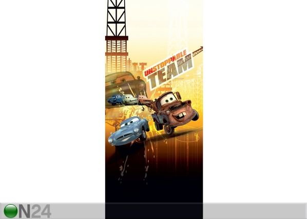 Fleece kuvatapetti DISNEY CARS 2 FRIENDS 90x202 cm