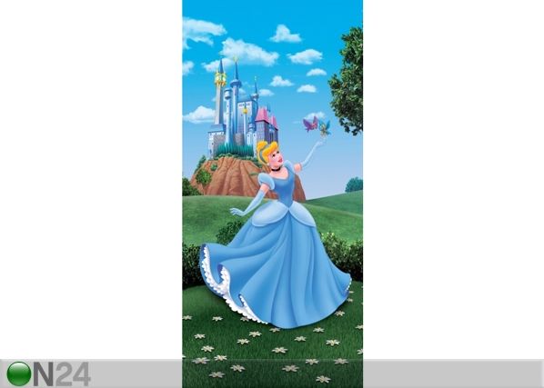 Fleece kuvatapetti DISNEY CINDERELLA 90x202 cm