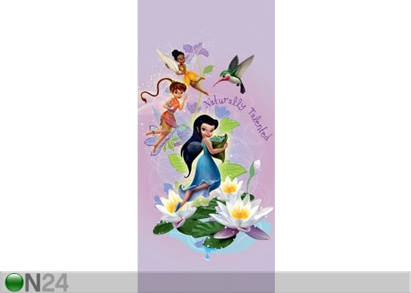 Fleece kuvatapetti DISNEY FAIRIES 90x202 cm
