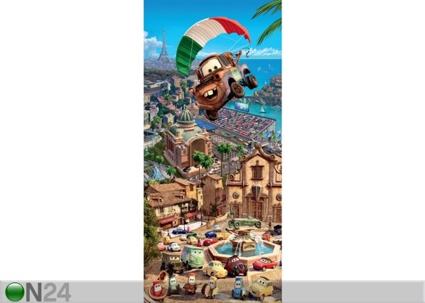 Fleece kuvatapetti DISNEY MATER PARACHUTE 90x202 cm