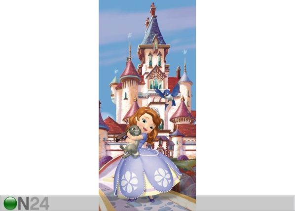 Fleece kuvatapetti DISNEY SOFIA AT THE CASTLE 90x202 cm