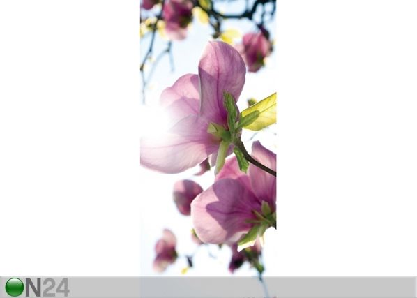 Fleece kuvatapetti FLOWERS IN THE SUN 90x202 cm