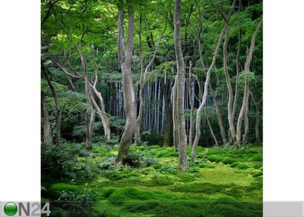Fleece-kuvatapetti JAPANESE FOREST