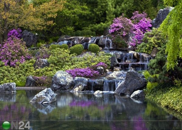 Fleece kuvatapetti LAKE 360x270 cm