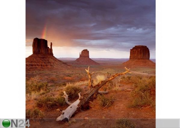 Fleece-kuvatapetti MONUMENT VALLEY AT SUNSET