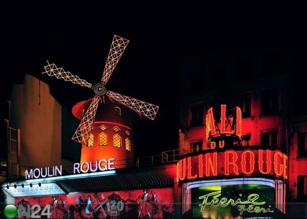 Fleece kuvatapetti MOULIN ROUGE 360x270 cm