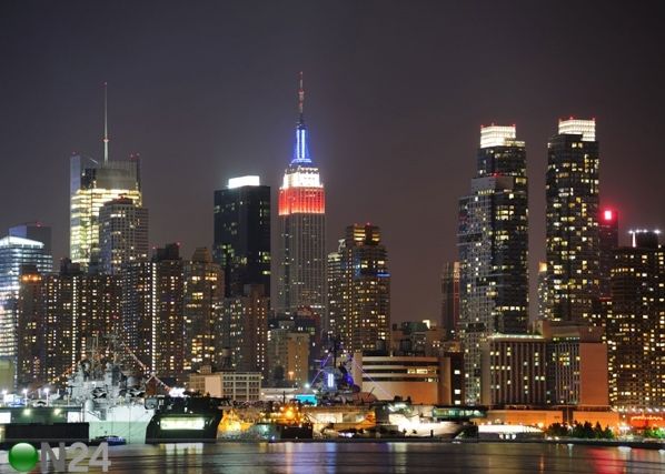 Fleece kuvatapetti NIGHT CITY 360x270 cm