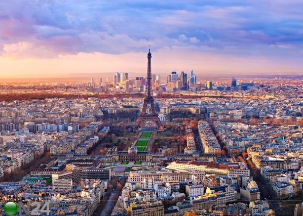 Fleece kuvatapetti PARIS 360x270 cm