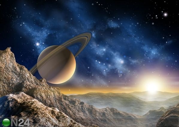 Fleece-kuvatapetti SATURN 360x270 cm