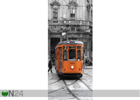 Fleece kuvatapetti TH TRAM 90x202 cm