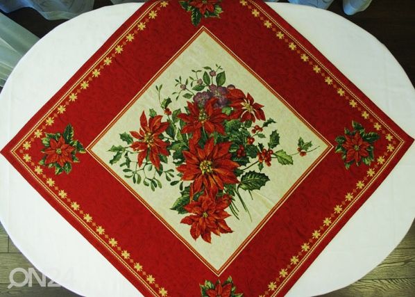 Gobeliini joululiina ORNAMENT 100x100 cm