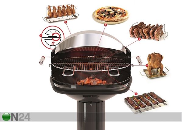 Hiiligrillin kansi BARBECOOK DOME 43 cm