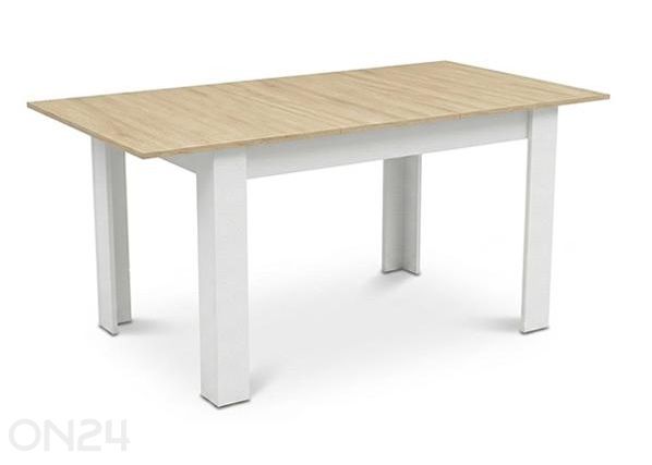 Jatkettava ruokapöytä 80x160 cm