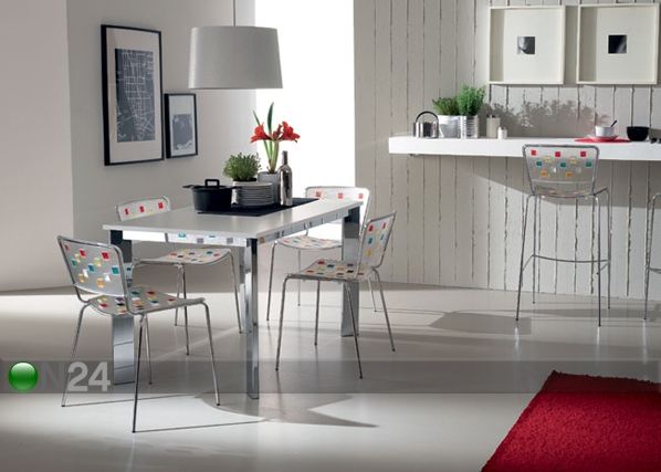 Jatkettava ruokapöytä EVO 80x130-170 cm