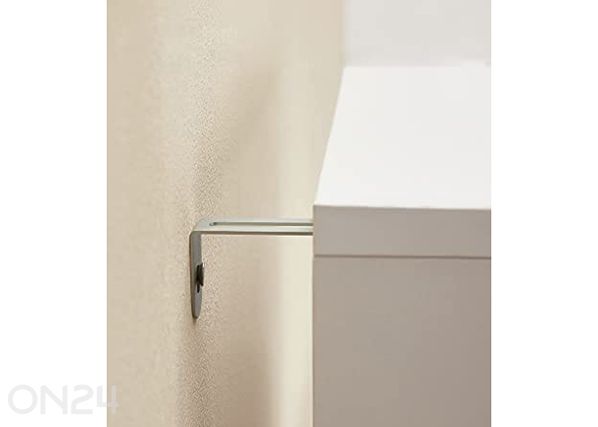 Kirjahylly 29,5x129,5 cm valkoinen