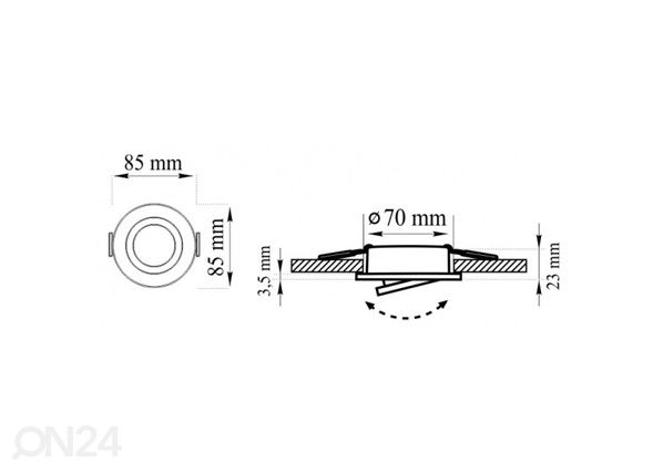 Kohdevalaisin Olal 3 kpl