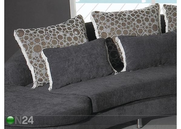 Kulmasohva + nojatuoli