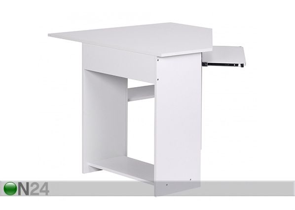 Kulmatyöpöytä Roman, valkoinen