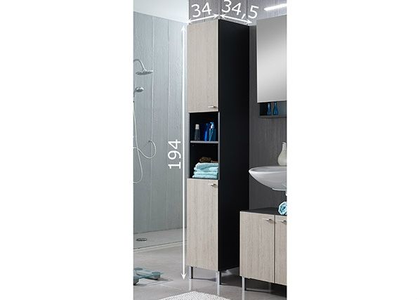 Kylpyhuoneen hylly BALI 9