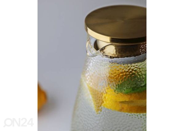 Lasikannu kannella Golden 2 L