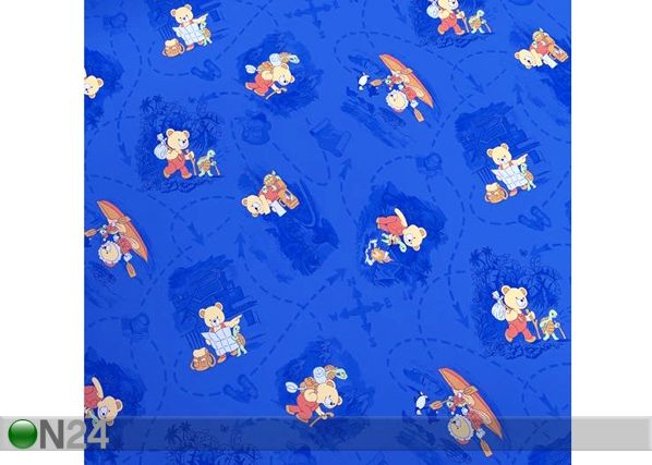 Lastenhuoneen matto TRAVELLING TEDDY 133x133 cm