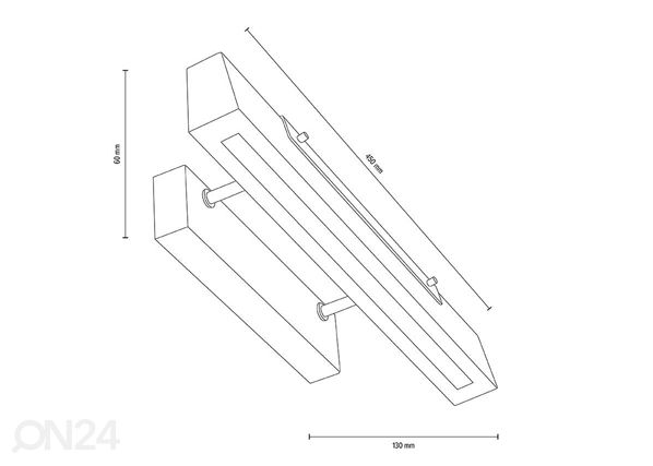 LED -seinävalaisin Madera
