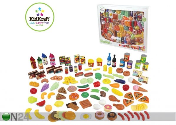 Leluruokasetti KidKraft 125 -osaa