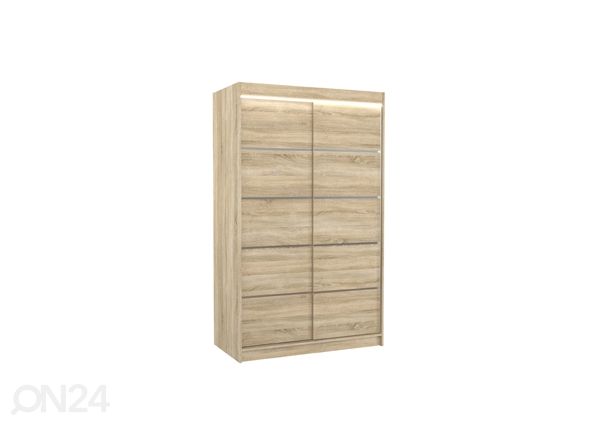 Liukuovikaappi Barba I 120 cm + LED