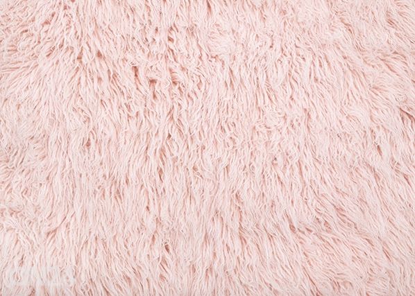Matto Tom Tailor Fluffy Uni 80x160 cm, vaaleanpunainen