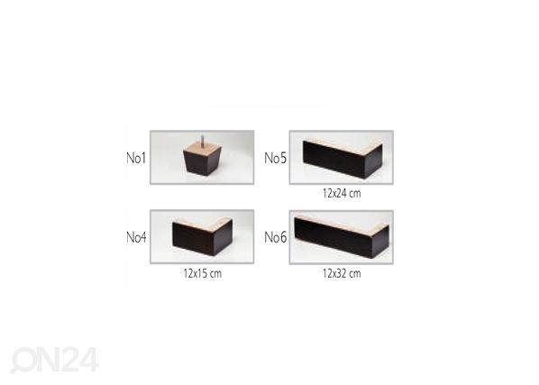 Nahkasohva 4-istuttava