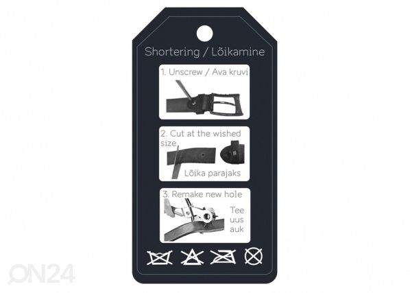 Nahkavyö Etno Aurinkopyörä 3,5 x 115 cm