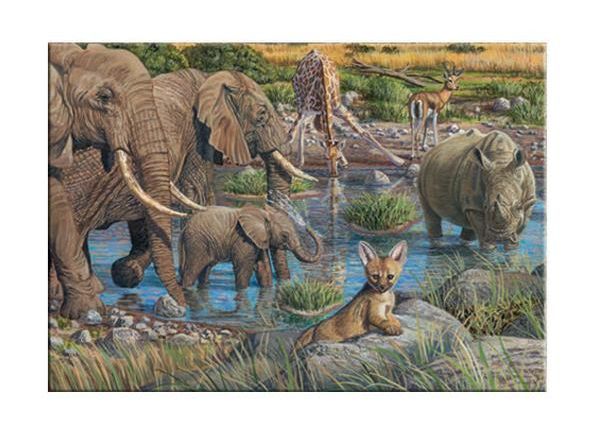Palapeli AFRIKKA 4 kpl x 35x50 cm