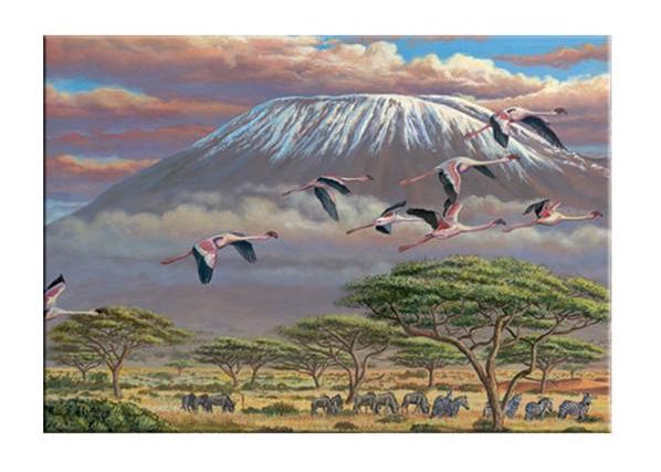 Palapeli AFRIKKA 4 kpl x 35x50 cm
