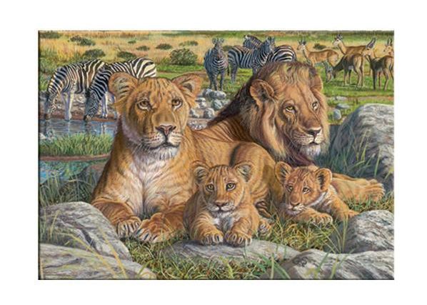 Palapeli AFRIKKA 4 kpl x 35x50 cm