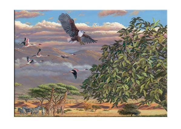 Palapeli AFRIKKA 4 kpl x 35x50 cm