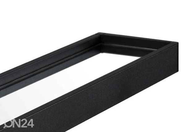 Peili ja hylly Ø70 cm, musta