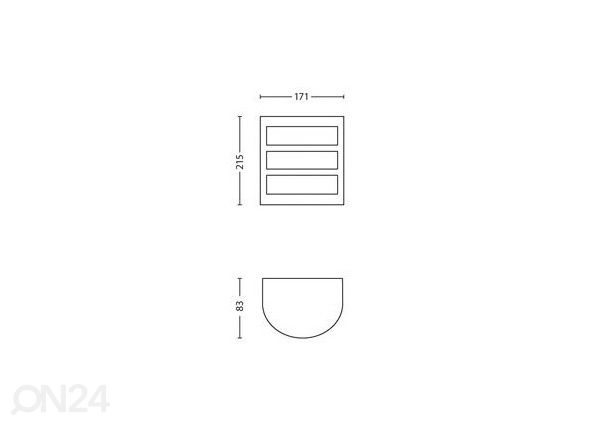Philips Python seinävalaisin 6 W 600lm 2700K