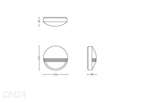 Philips Yarrow seinävalaisin 1x6 W 600lm 2700K